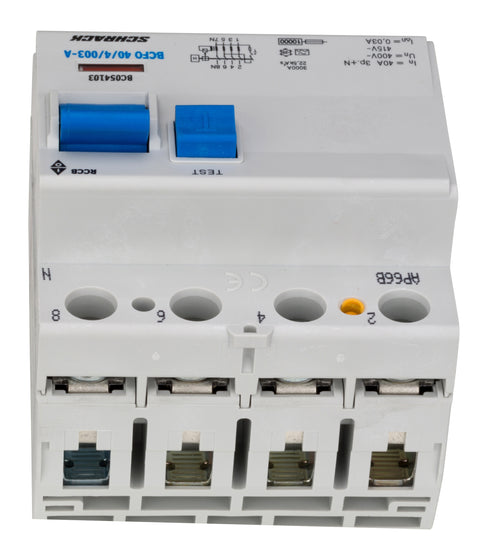 Întreruptor diferential 40A 4poli 30mA, Tip A