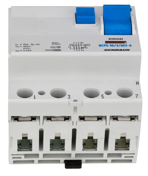 Întreruptor diferential 40A 4poli 30mA, Tip A