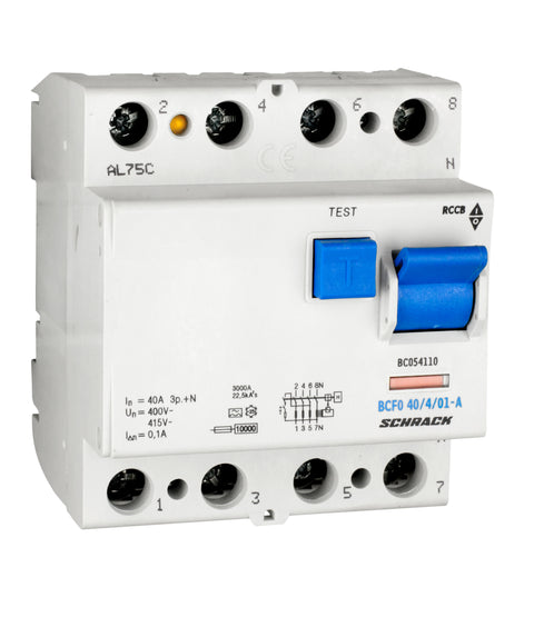 Întreruptor diferential 40A 4poli 100mA