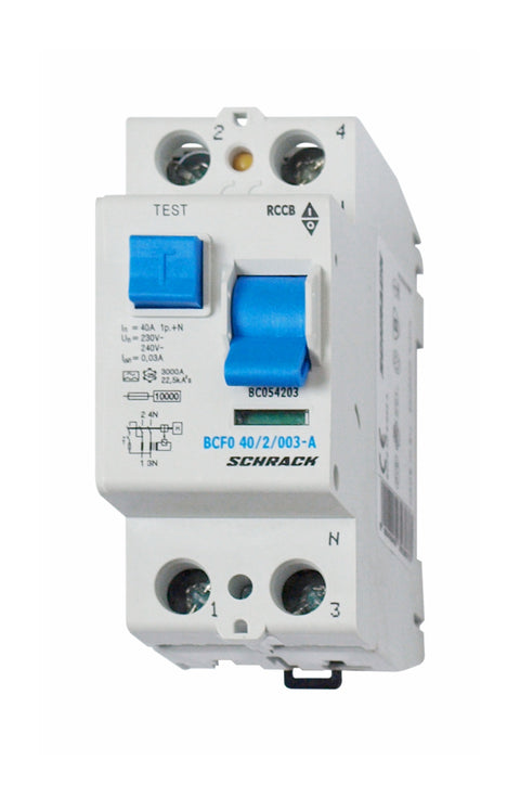 Întreruptor diferential 40A, 2poli, 30mA