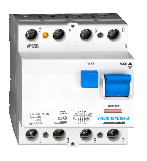 Întreruptor diferential 40A 4poli 30mA