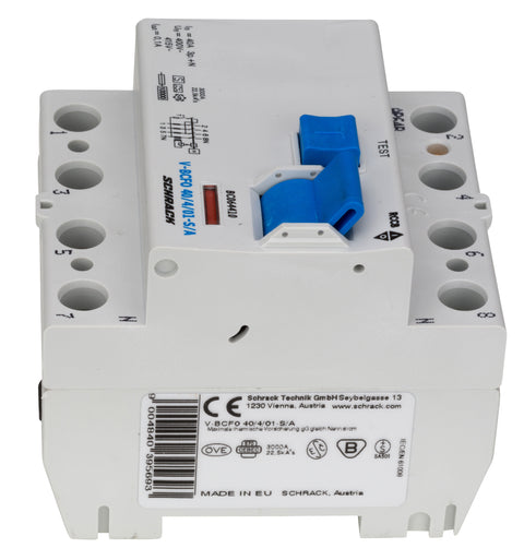 Întreruptor diferential 40A 4poli 100mA