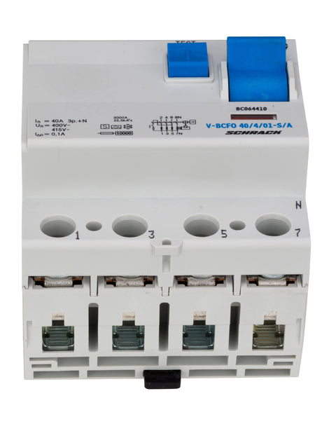 Întreruptor diferential 40A 4poli 100mA