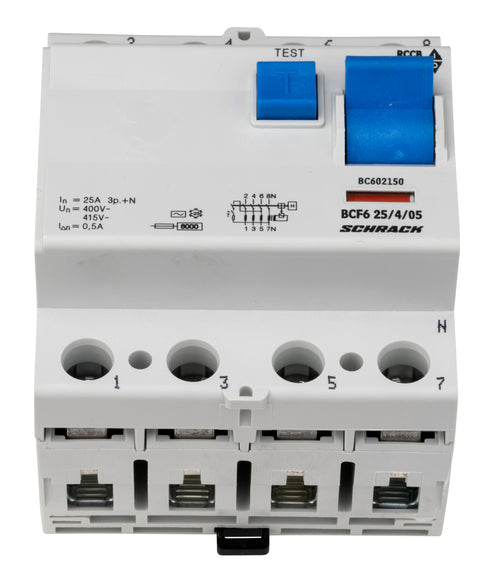 Intreruptor diferential 25A 4poli 500mA