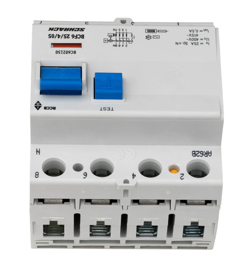 Intreruptor diferential 25A 4poli 500mA