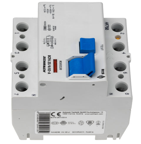 Intreruptor diferential 25A 4poli 300mA