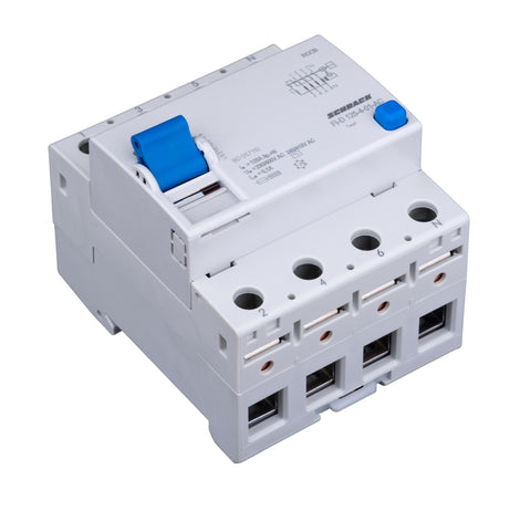 Întreruptor diferential 125A, 4-poli, 100mA, tip AC
