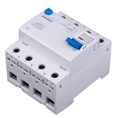 Întreruptor diferential 125A, 4-poli, 100mA, tip AC