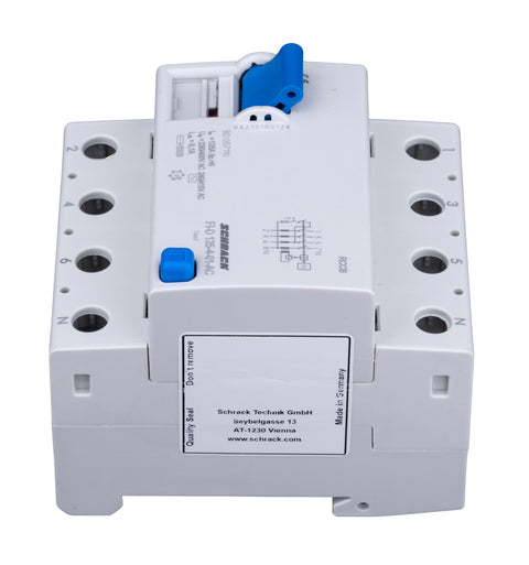 Întreruptor diferential 125A, 4-poli, 100mA, tip AC