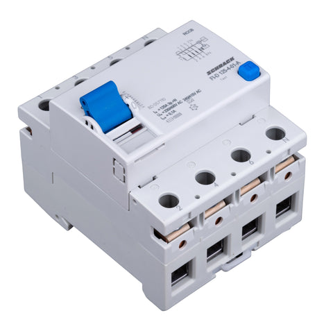 Întreruptor diferential 125A, 4-poli, 100mA, tip A (puls)