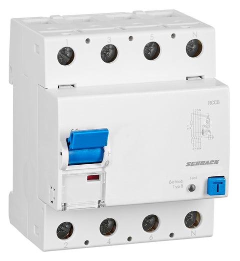 Residual current circuit breaker 80A, 4-pole, 300mA,type B,S