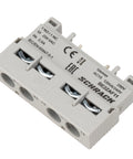 Contact auxiliar 1ND+1NÎ, montaj frontal pentru BE2