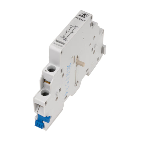 Contact auxiliar 1ND+1NÎ, montaj lateral pentru BE2