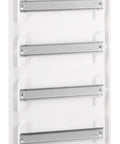 Wall-mounting distribution board, 4-row - 48MW, without door