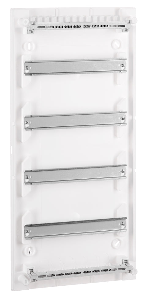 Wall-mounting distribution board, 4-row - 48MW, without door