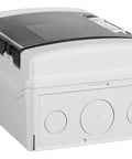 Dulap distrib. apl. IP65, 4UH pe 1 rând, cu uşă transparentă