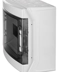 Dulap distrib. apl. IP65, 12U pe 1 rând, cu uşă transparentă