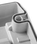 Dulap distrib. apl. IP65, 12U pe 1 rând, cu uşă transparentă