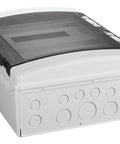 Dulap distrib. apl. IP65, 24UH, 2 rând. cu uşă transparentă