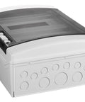 Dulap distrib. apl. IP65, 24UH, 2 rând. cu uşă transparentă