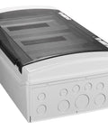 Dulap distrib. apl. IP65, 36U pe 3 rând, cu uşă transparentă