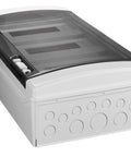 Dulap distrib. apl. IP65, 36U pe 3 rând, cu uşă transparentă