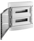 Distribution Board 2-row, 36MW, IP65, transparent door