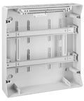 Distribution Board 2-row, 36MW, IP65, transparent door