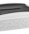 Distribution Board 2-row, 36MW, IP65, transparent door
