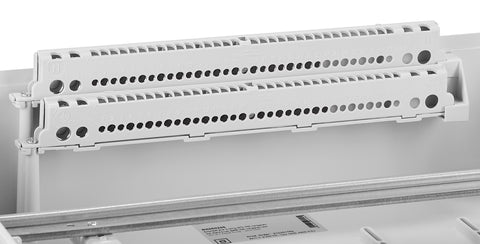 Distribution Board 2-row, 36MW, IP65, transparent door