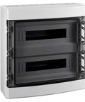 Distribution Board 2-row, 36MW, IP65, transparent door