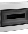 Dulap distrib. apl. IP65, 18U pe 1 rând, cu uşă transparentă