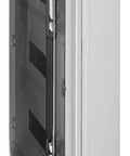 Distribution Board 3-row, 54MW, IP65, transparent door