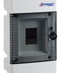 Flush-mounted enclosure 1-row, 4MW, for partition wall