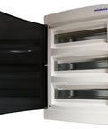 Flush-mounted enclosure 3-rows, 54MW, for partition wall