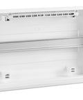 Flush-mounted enclosure 1-row, 24MW, for partition wall