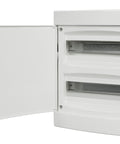 Flush-mounted enclosure 2-rows, 24MW, for partition wall