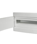Flush-mounted enclosure 1-row, 18MW, for partition wall