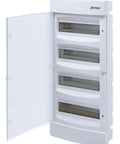 Flush-mounted enclosure 4-rows, 48MW, for partition wall