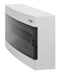 Cofret aparent, 24 UH, 1 rând, ușă transparentă, IP40