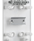 Cofret aparent, 4 UH, 1 rând, ușă transparentă, IP40