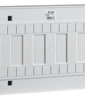 Dulap distrib. apl, 1 rând. 24UH, uşă din plastic alb mat