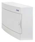 Dulap distrib. apl, 1 rând. 24UH, uşă din plastic alb mat