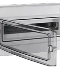 Cofret mural, 1rând, 18 UH (module), transparent IP65