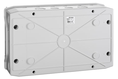 Cofret mural, 1rând, 18 UH (module), transparent IP65