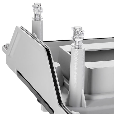 Cofret mural, 1rând, 18 UH (module), transparent IP65