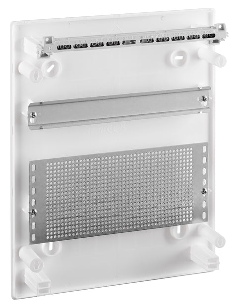 Cofret combi-media cu montaj mural, 2 rânduri, 12 module