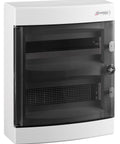 Cofret combi-media cu montaj mural, 2 rânduri, 12 module
