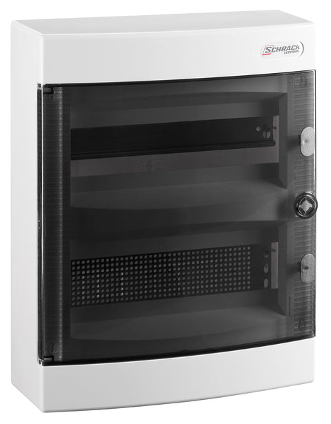 Cofret combi-media cu montaj mural, 2 rânduri, 12 module