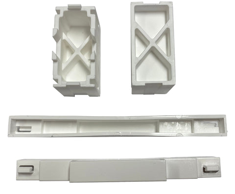 Connection bracket set for 2 x Brick wall BK085 wall boxes